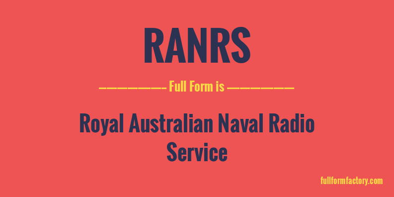 ranrs-full-form