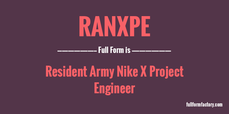 ranxpe-full-form