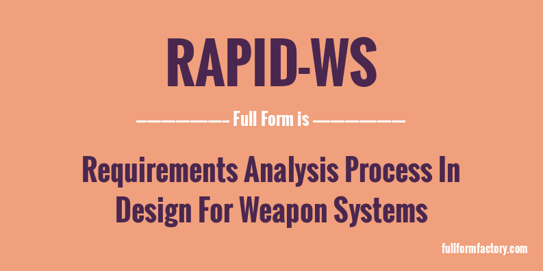 rapid-ws-full-form