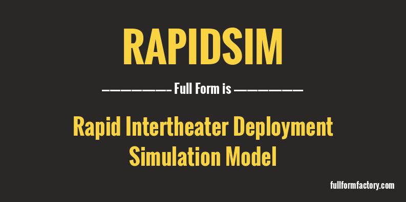 rapidsim-full-form