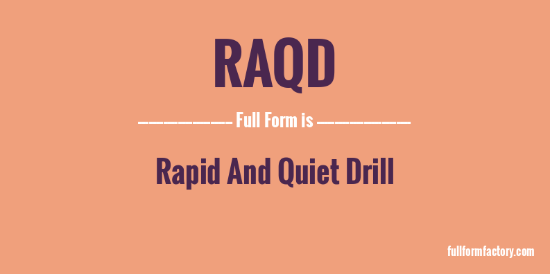 raqd-full-form