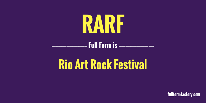 rarf-full-form