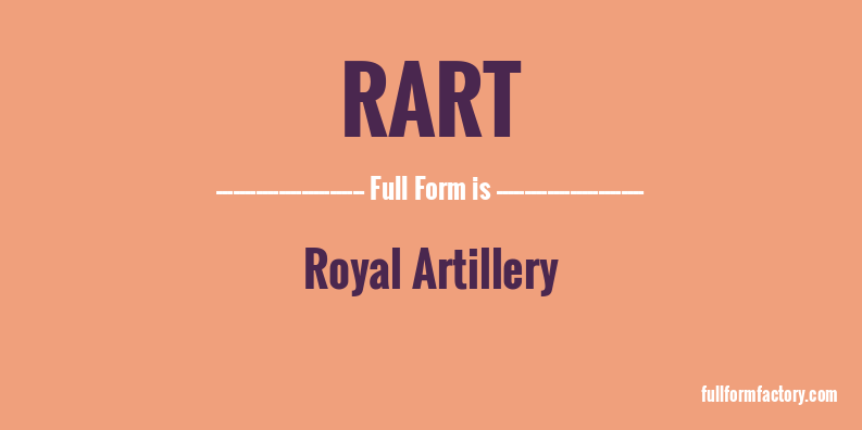 rart-full-form