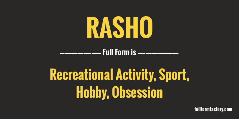 rasho-full-form