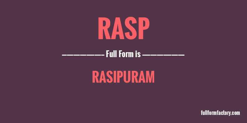 rasp-full-form
