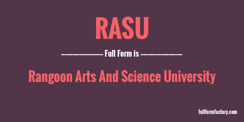 rasu-full-form