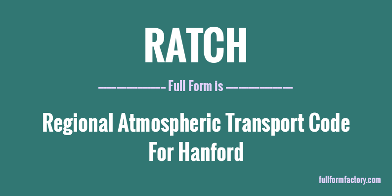 ratch-full-form
