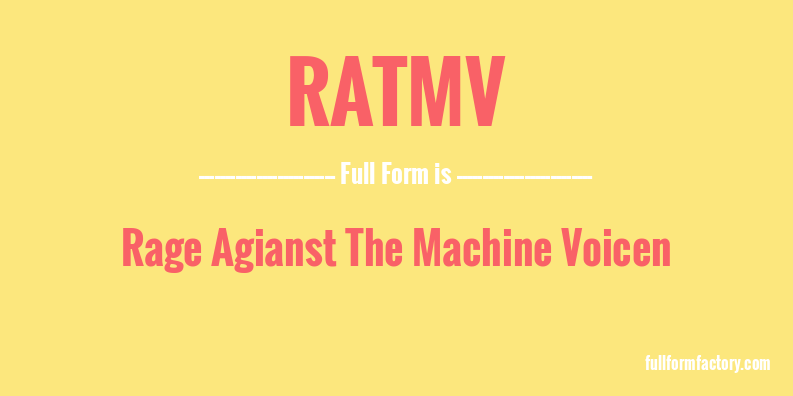 ratmv-full-form