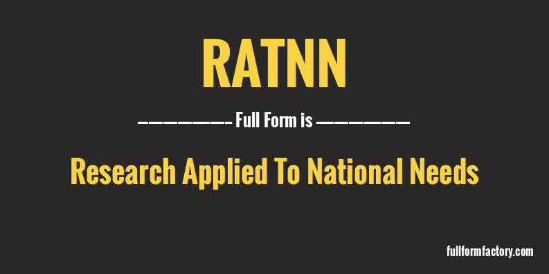 ratnn-full-form