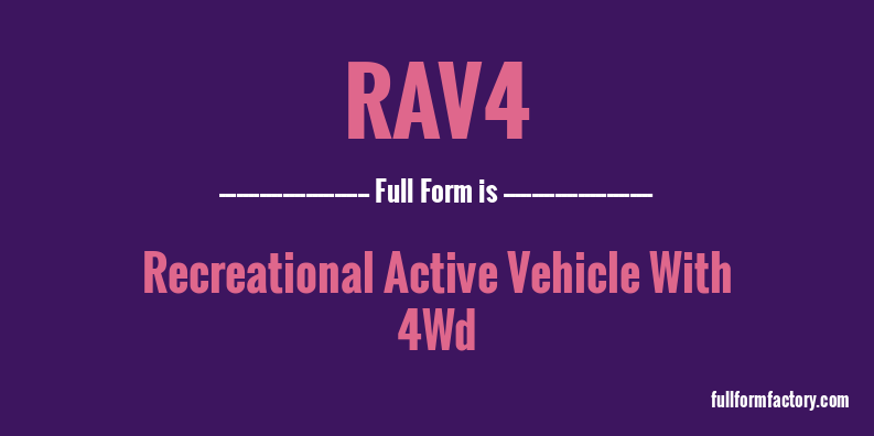 rav4-full-form