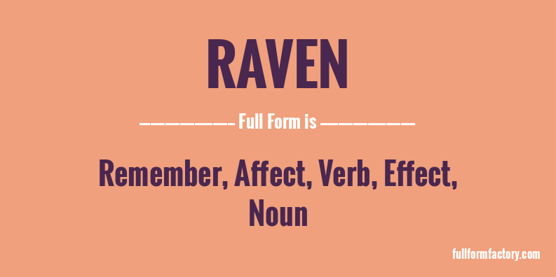 raven-full-form