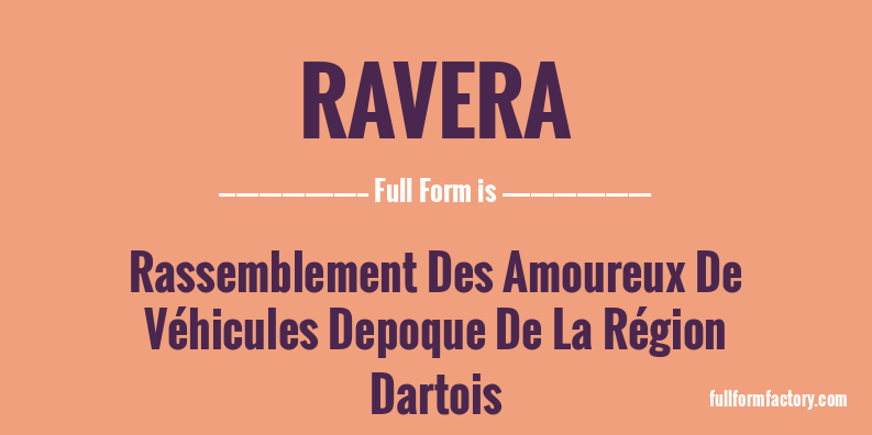ravera-full-form
