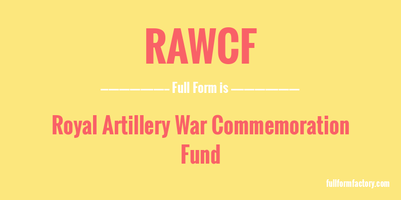 rawcf-full-form