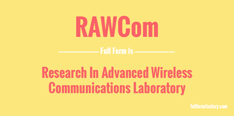 rawcom-full-form