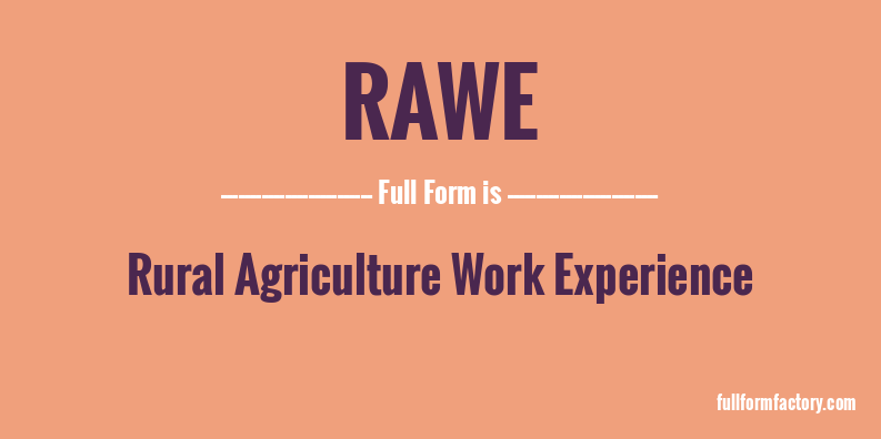 rawe-full-form