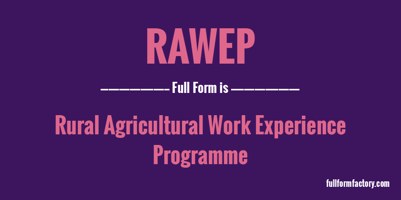 rawep-full-form