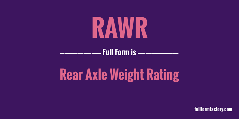 rawr-full-form