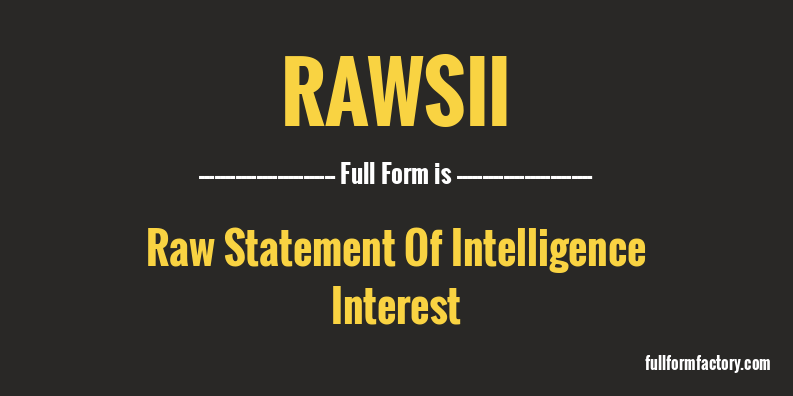 rawsii-full-form