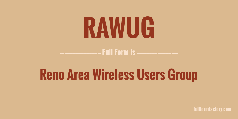rawug-full-form