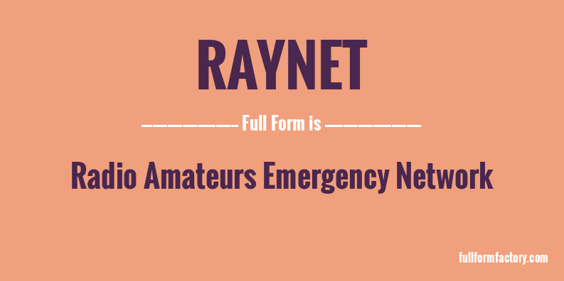 raynet-full-form