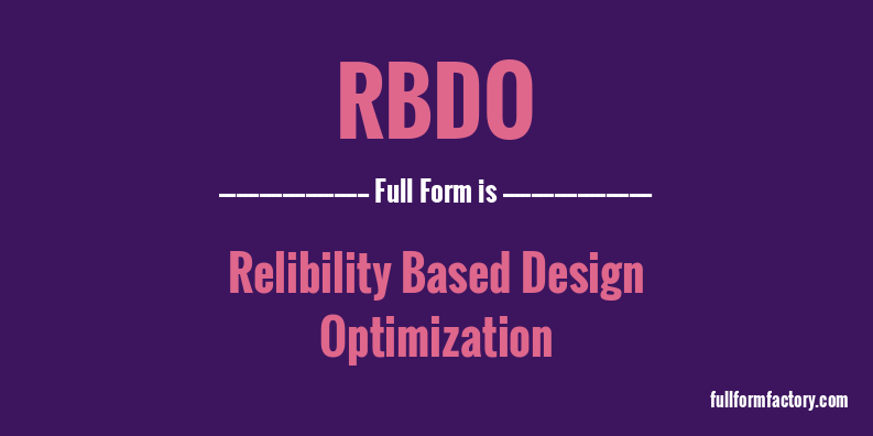 rbdo-full-form