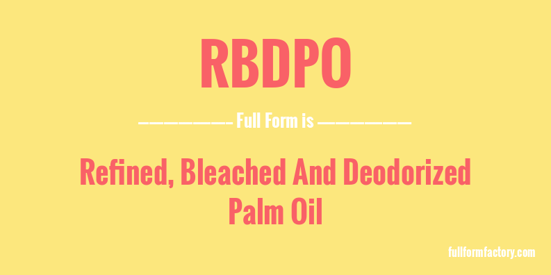 rbdpo-full-form