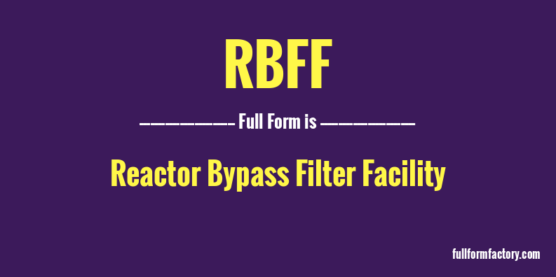 rbff-full-form