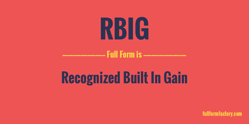 rbig-full-form