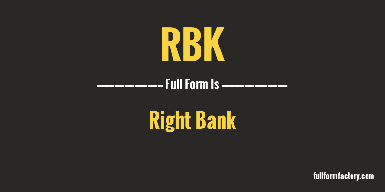 rbk-full-form