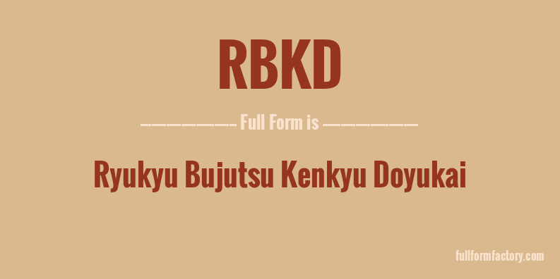rbkd-full-form