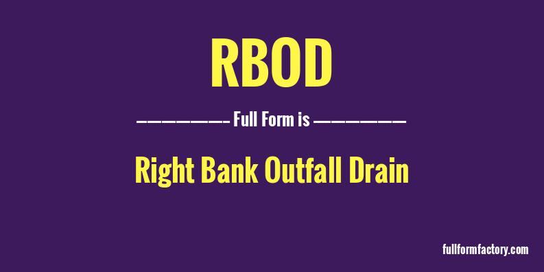 rbod-full-form