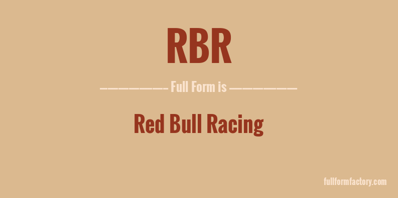 rbr-full-form
