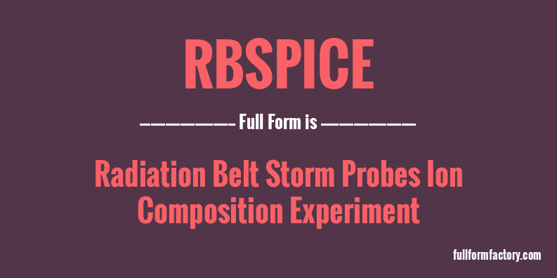 rbspice-full-form