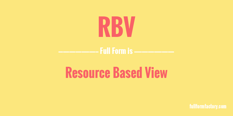 rbv-full-form