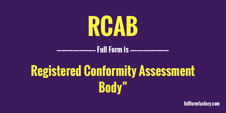 rcab-full-form