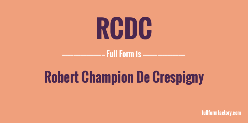 rcdc-full-form