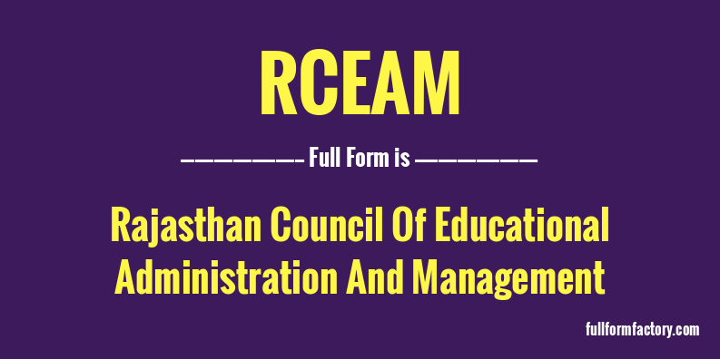 rceam-full-form