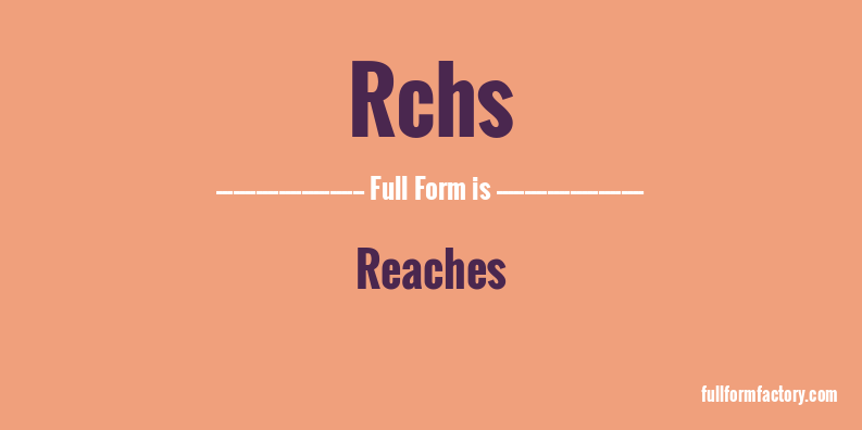 rchs-full-form