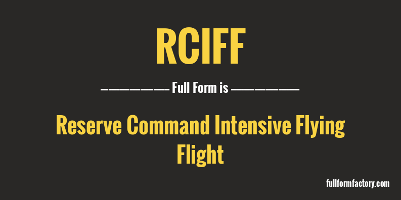 rciff-full-form