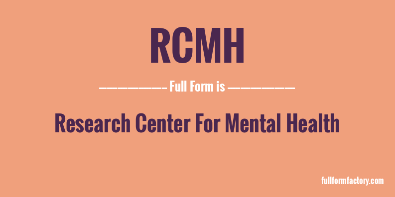 rcmh-full-form