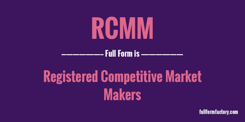 rcmm-full-form
