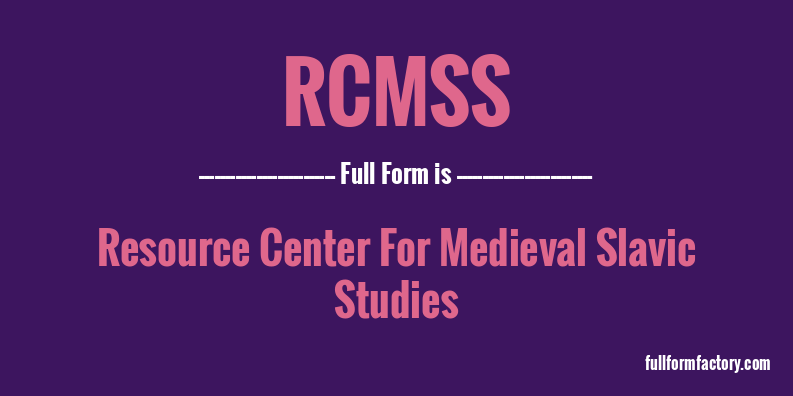rcmss-full-form