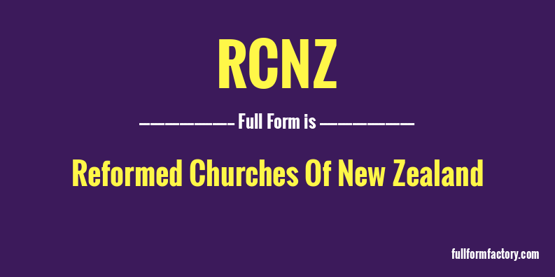 rcnz-full-form