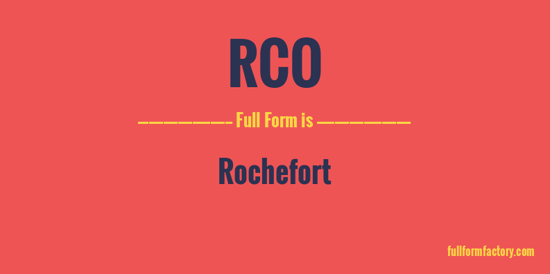 rco-full-form