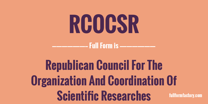 rcocsr-full-form