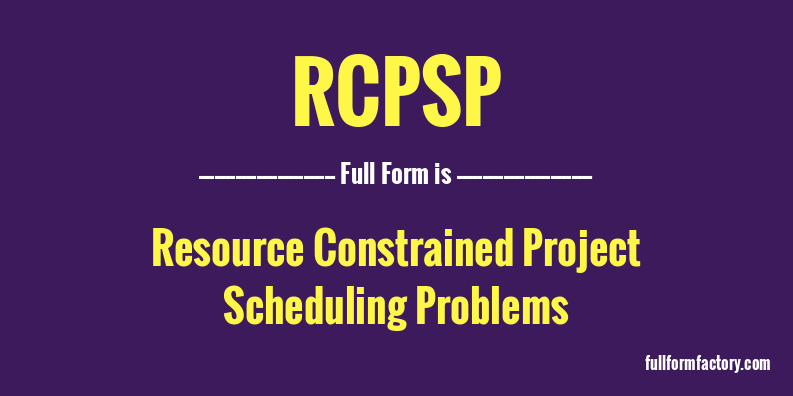 rcpsp-full-form