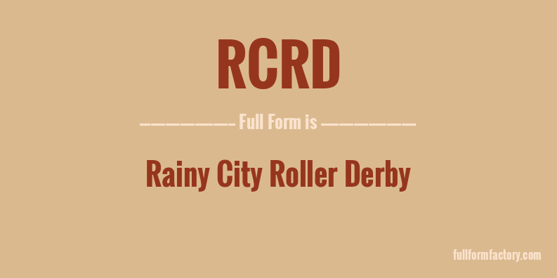 rcrd-full-form