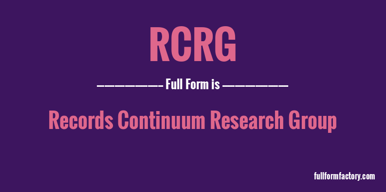 rcrg-full-form