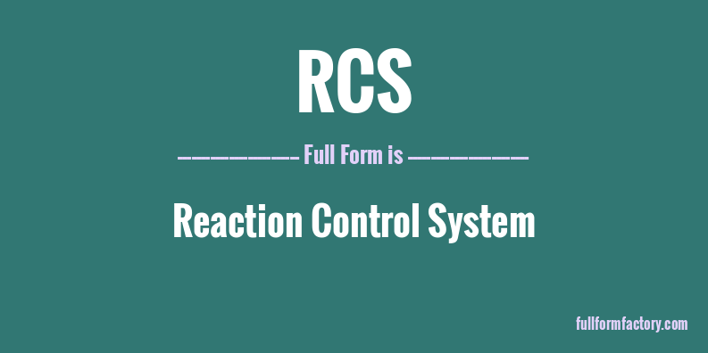 rcs-full-form