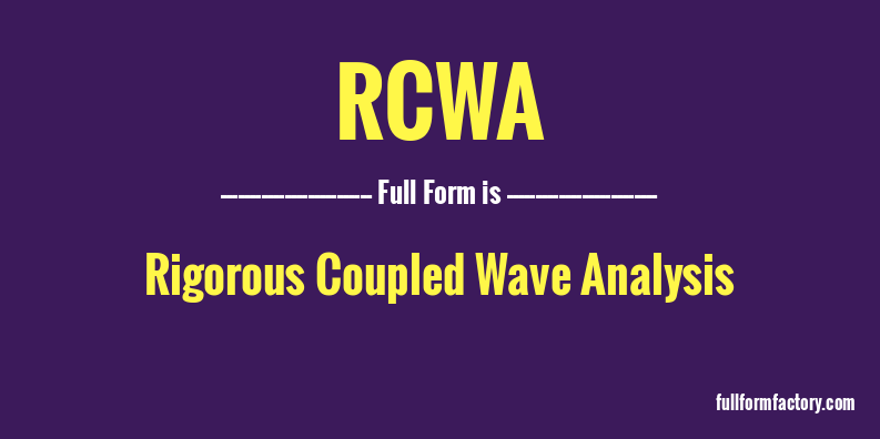 rcwa-full-form